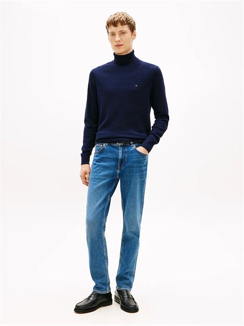 Pullover con cashmere e collo dolcevita TOMMY HILFIGER | MW0MW28048DW5